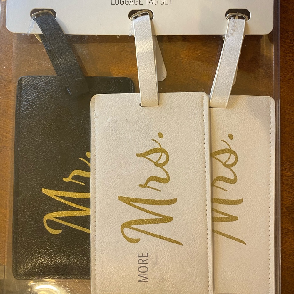 Mr&Mrs Luggage Tag Set